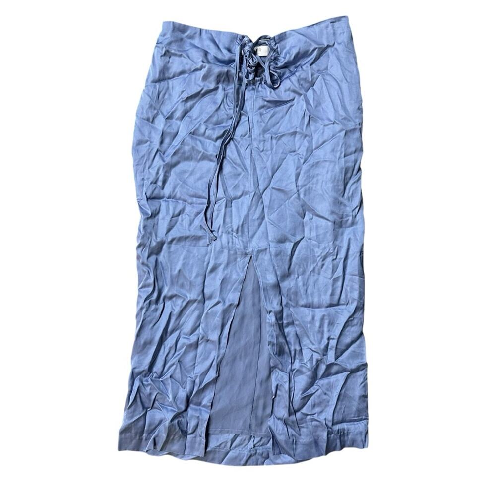 ASTR Robin Cutout Midi Skirt Blue Size Medium - Picture 3 of 9